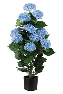 Hydrangea Bush in Pot 35.4" UV Proof Blue