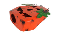 Happy Halloween Metal Pumpkin