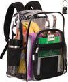 Clear Backpack Bookbag For School XL Various Colors