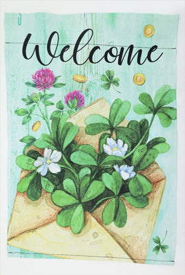 Welcome Envelope Garden Flag