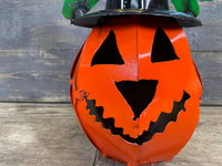 Hatty the Halloween Metal Pumpkin