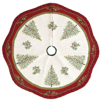 Holiday Pine Hook Tree Skirt