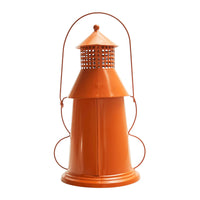 Orange Jack O Lantern Candle Holder