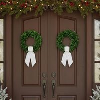 Cotton Wreath Sash | All-Season Holidays Entryway Decor