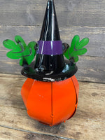 Hatty the Halloween Metal Pumpkin