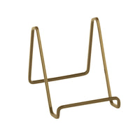 Square Wire Stands: Gold / 4"
