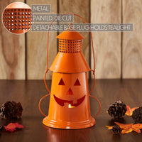 Orange Jack O Lantern Candle Holder