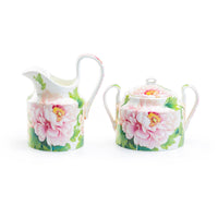 Empire Peony Bone China Sugar and Creamer Set