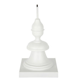 Tall White Metal Display Stand