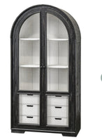Curved Top Glass Door Display Cabinet