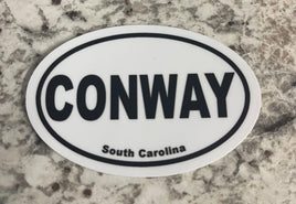 Conway Oval Sticker