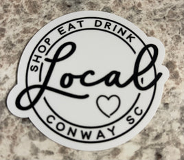 Custom Conway Local Circle Shop Eat Drink Sticker