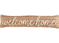 Welcome Home Jute Porch Pillow