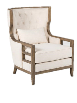 Athena Cream Accent Chair