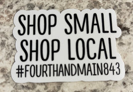 Custom Shop Small Shop Local Sticker