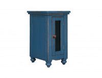 Aruba Chair Side Table with Door