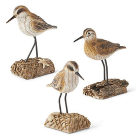 8 INCH SEA BIRDS W/METAL LEGS ON BASE