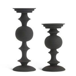 Black Matte Candle Holders