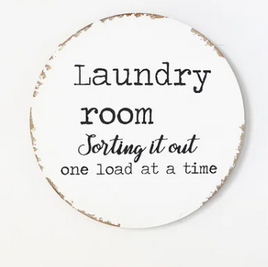 Laundry Sorting Sign