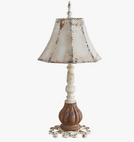 White Wood Lamp