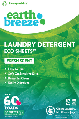 Earth Breeze - Zero-Waste Eco Sheets (Fresh Scent)