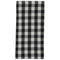 Black and White Checkerboard Napkins