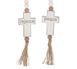 RUSTIC PRAYER BEADS WITH CROSSES