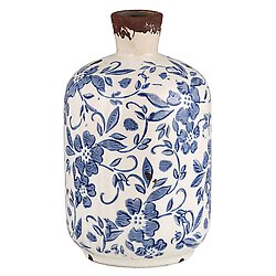 Vintage Blue Bottle Vase