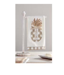 BEADED TOWEL HOLDER