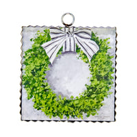MINI BOXWOOD WREATH PRINT