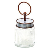 Celebrate Every Day Natural Round Glass Jar