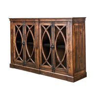 Console with Glass Doors COM 37
