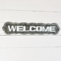 28" Tin Welcome Sign