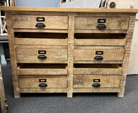 6 Drawer Console