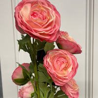 25” Real Touch Triple Bloom Ranunculus Stem