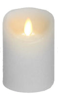 White LED Flameless Flicker Candle