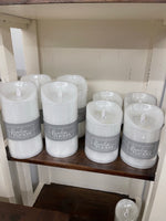 White LED Flameless Flicker Candle