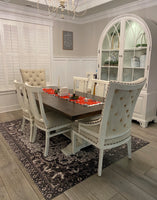 7 Foot Trestle Dining Table MES 2882-7 SET