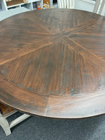 55” Round Dining Table with 4 Chairs