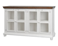 Console with 4 Glass Doors COM 119