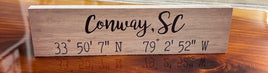 Conway SC coordinate sign