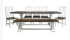 6 foot Trestle Farmhouse Dining Table