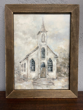 Painted White Church