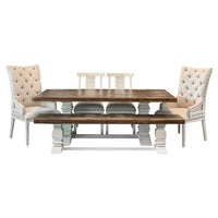 7 Foot Trestle Dining Table